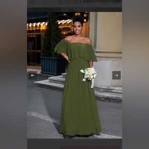 Plus Size Bridesmaid Dress - NWT - Olive Green - Size 30